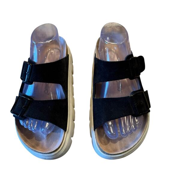 Papillio Shoes - Birkenstock Papillio Black Suede Platform sandals Women’s 40 (9.5)